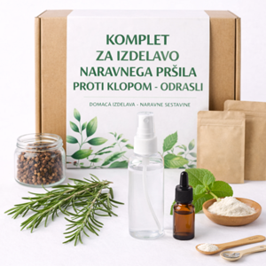 Komplet za izdelavo naravnega pršila proti klopom ODRASLI